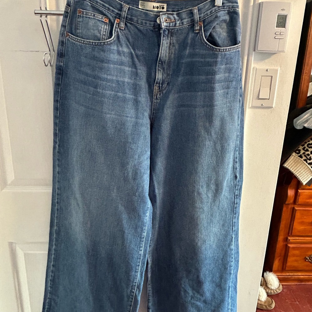 Topshop Moto high waist wide leg jeans - Picture 3 of 3